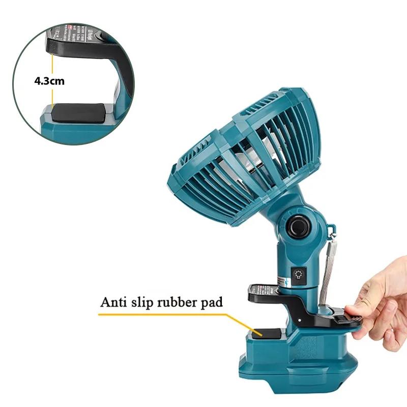 Portable Clip on Fan for Makita 18V Battery 3 Speed Energy Efficient Stroller Fan Outdoor Use