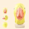 Bequeme Latex-Enten-Cosplay-Maske Mehrzweck-Design Halloween-Accessoire Für Kostümpartys Und Themenveranstaltungen
