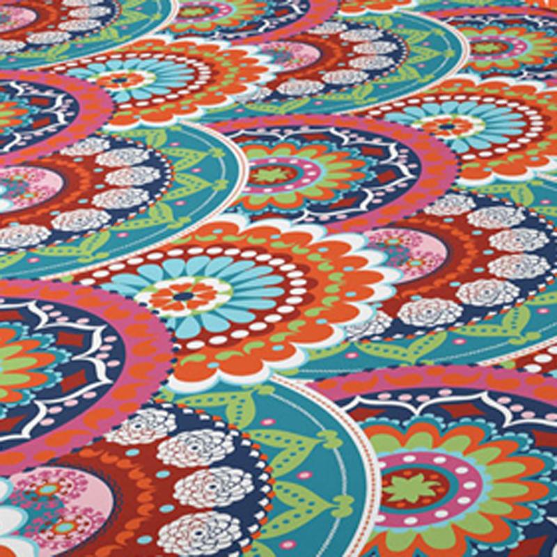 1 Cearșaf cu elastic simplu, modern, boem, imprimat, mat, Husă de pat imprimată pentru dormitor, Lenjerie de pat (Excluzând fetele de pernă)