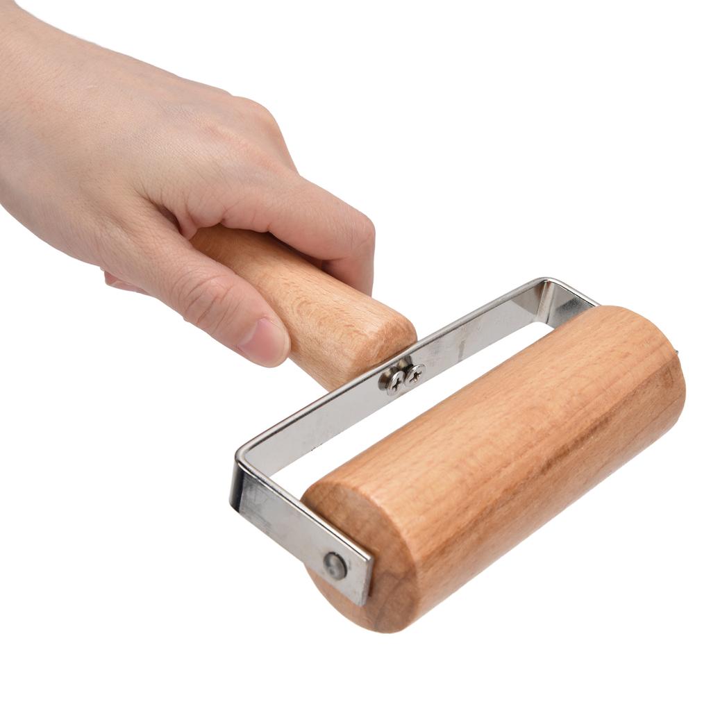 Pizza Roller Multifunctional Fine Polishing Smoother Surfaces Practical Wood Pastry Pizza Roller for Home Cake Shop