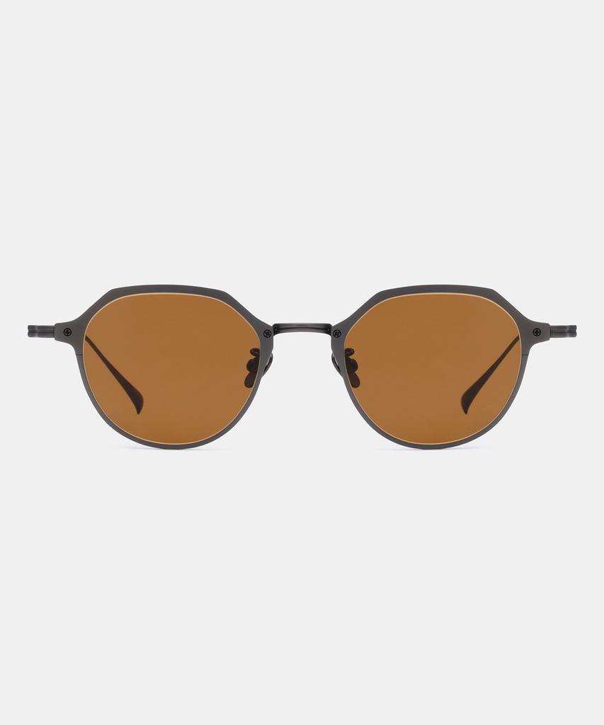 Maeteupeojeu Mp-09 Titanium Brown Sunglass Darksilver