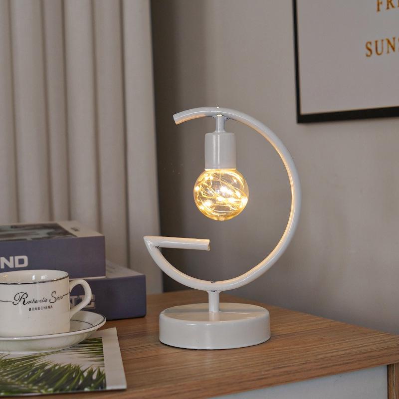 Nordic Wrought Iron Wine Glass Lamp - Indoor Decorative Copper Wire Christmas Light