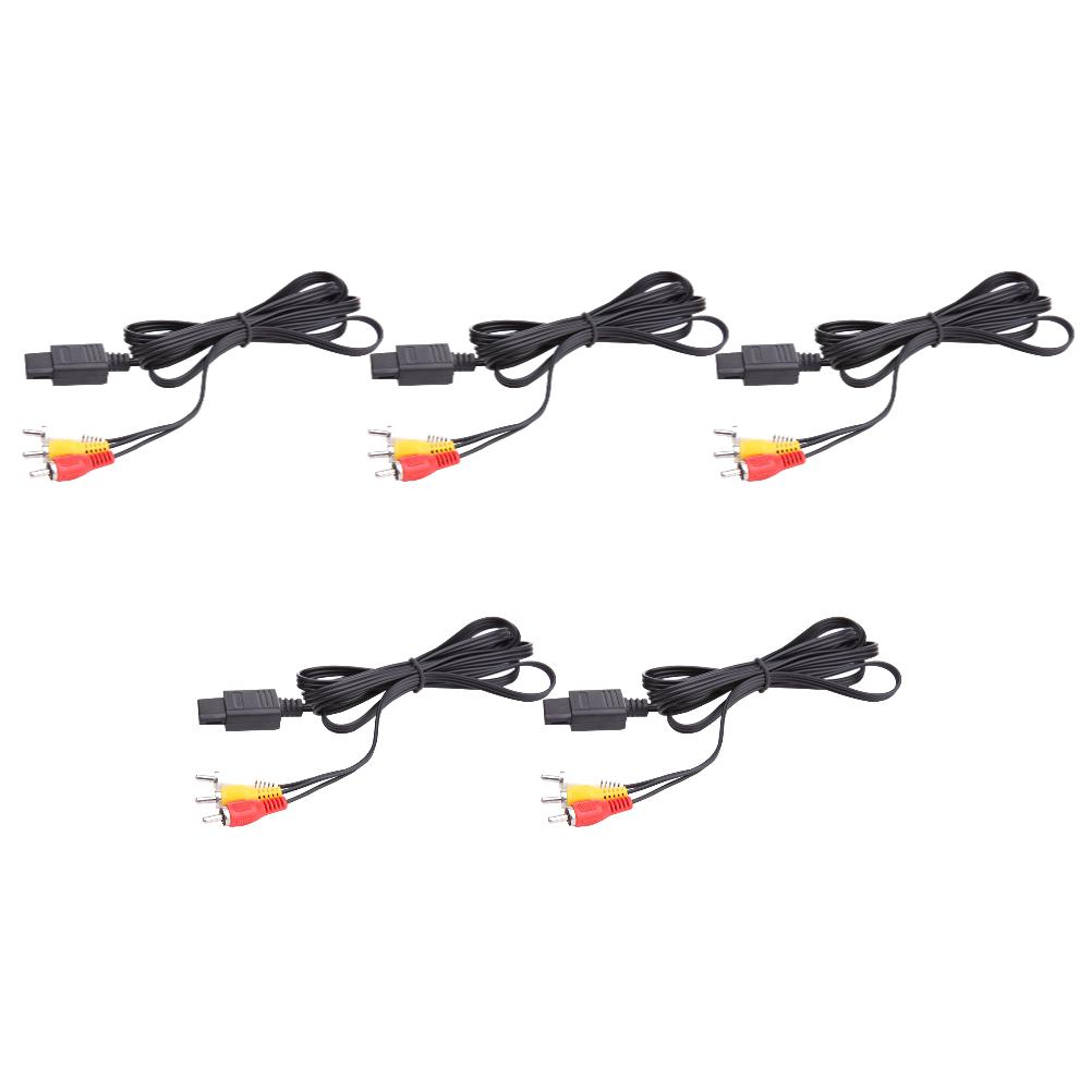 AV Cable Composite Video Cord AV Cable To RCA Audio Video AV Cable Cord Audio TV Video Cord for Nintendo 64 GameCube SNES SFC