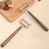 Stainless Steel, Walnut Handle, Peeler, Fruit Planer, Household, Kitchen Small Tool, Multifunctional, Fruit and Potato Scraper