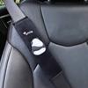 2pcs Cute Panda Car Seat Belt Shoulder Cover Safety Belt Cover Anti-stranglehold Interior Accessories Creative Safety Belt Cover
