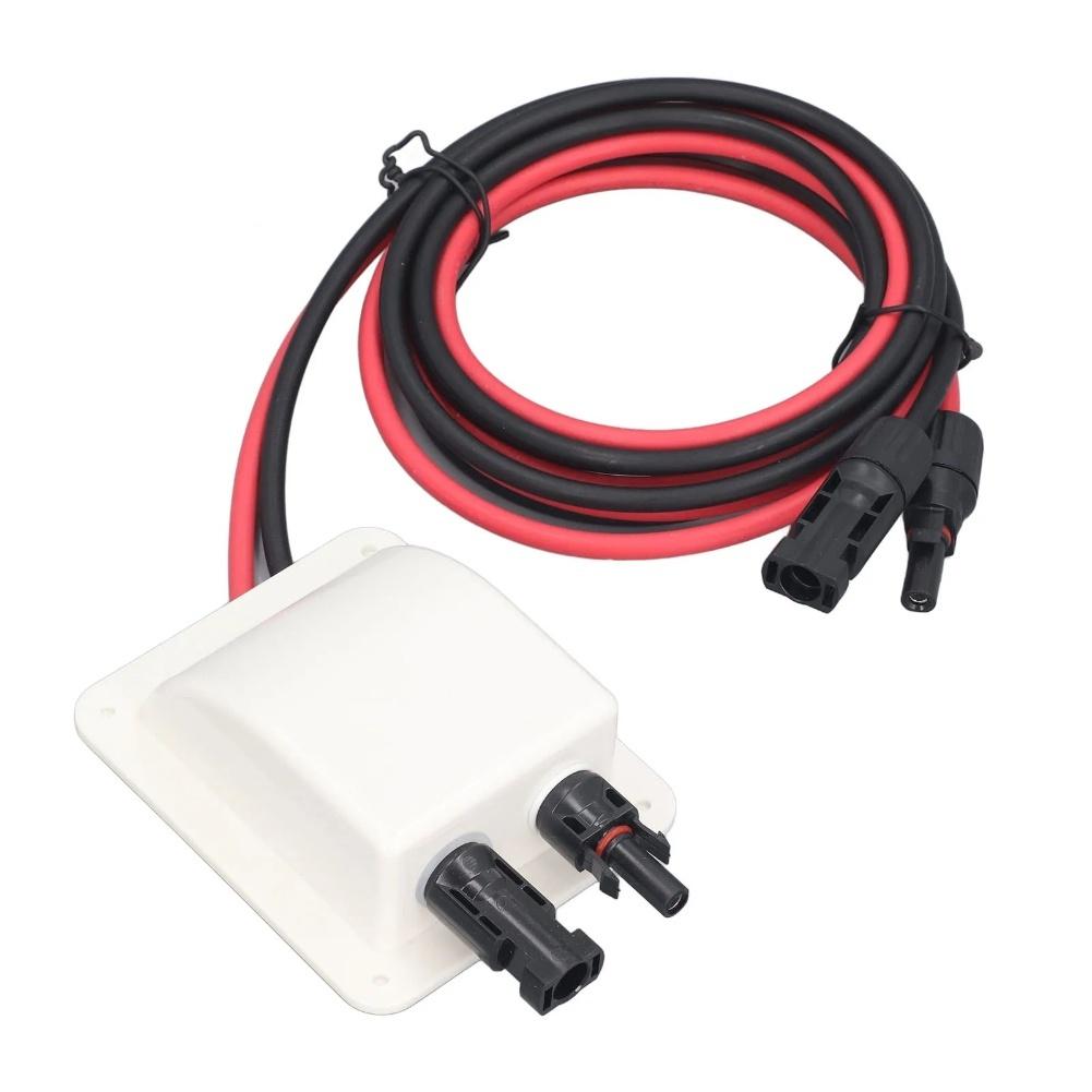 

Caravan Solar Car Junction Box Cable Entry Gland Box Roof Wire Entry Cable Connector Holder Dual Hole Automotive Accessories білий