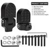 Bicycle Rear Pedals,Footrest Folding Rear for Seat Footrest Pedals for Road MTB