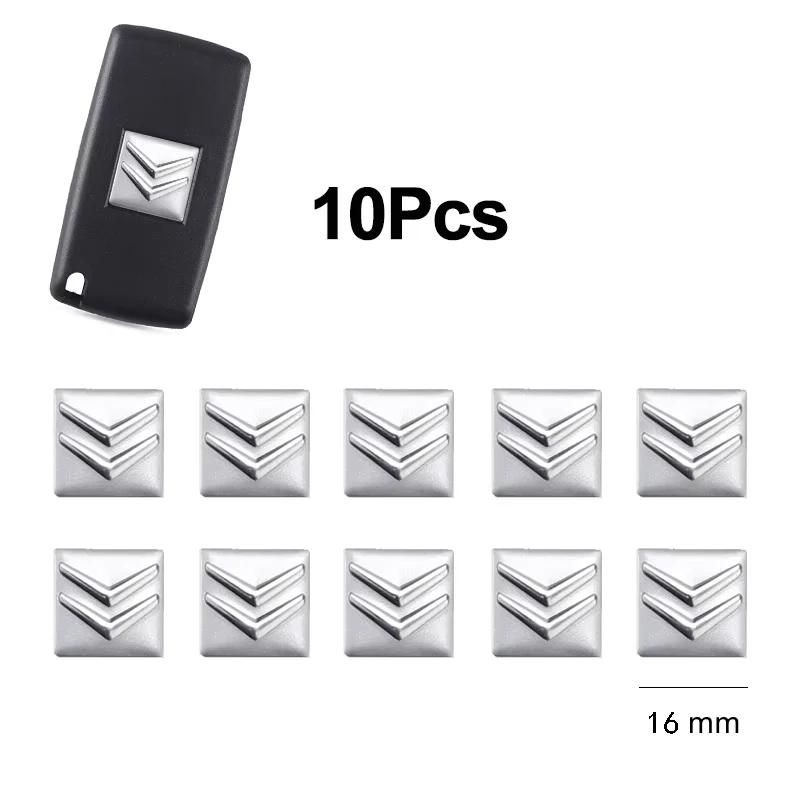 16mm Aluminium Autoemblem Schlüsselaufkleber Zubehör für Citroen C1 DS3 C2 C3 Vts C4 Saxo C4L C5 C6 C8 Xsara C3-XR Picasso Berlingo