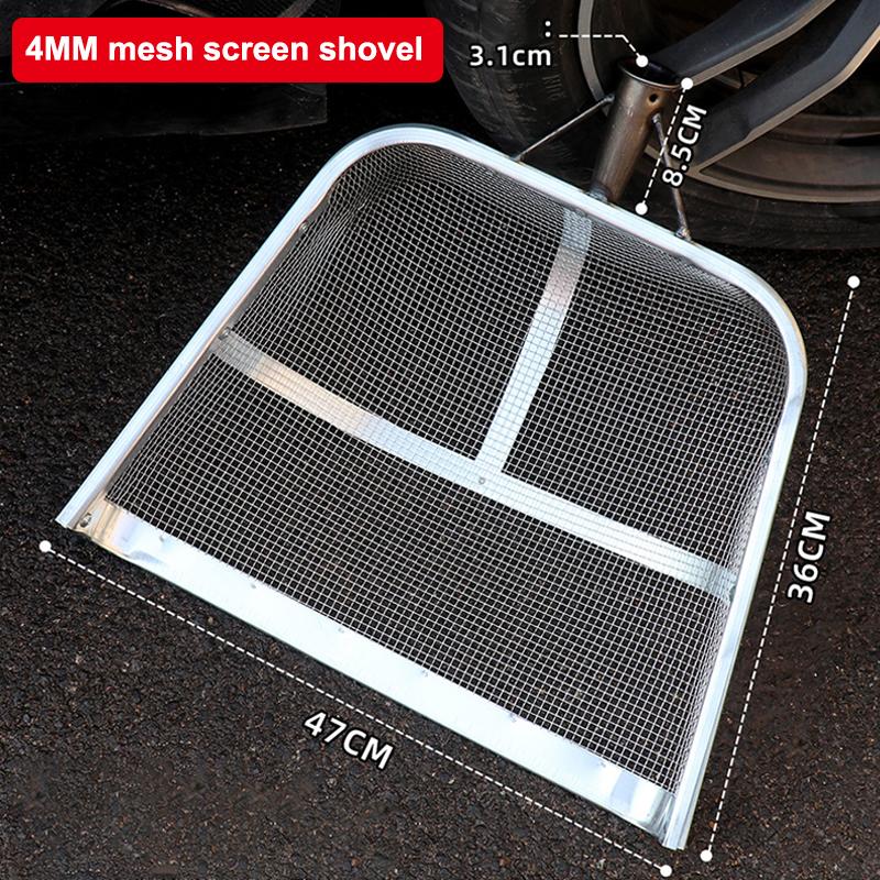 

1Pc Metal Soil Sifting Mesh Easy Grip Effectively Captures Sand Rocks Compost And Wood Chip Farm Tools Garden Tools 4MM Grid