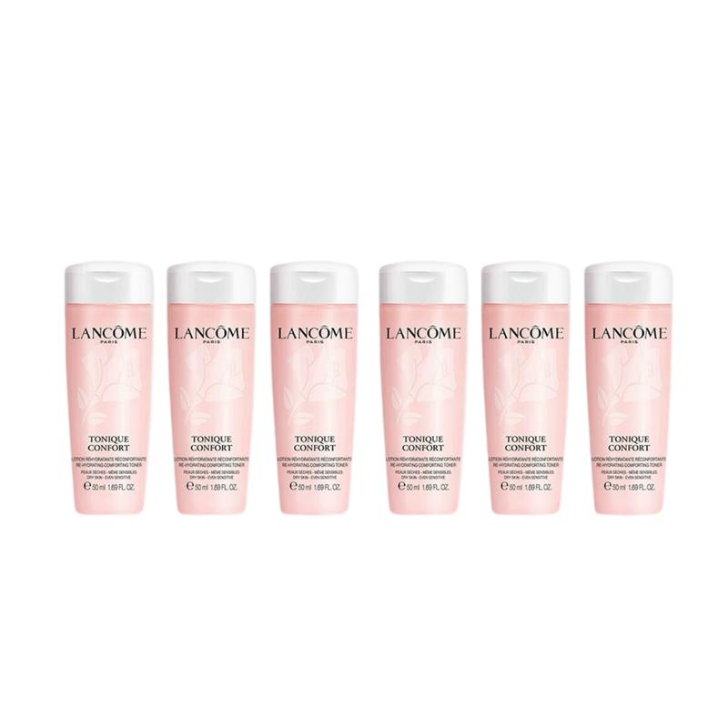 Lancôme Qingying powder water sample size, light lines, soothing and moisturizing skin care products 50ml*6 розовый