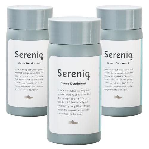 

Suppresses 99% of Sweat Odors! Deodorizing and Antibacterial Shoe Powder, Analyzed and Tested, Made in Japan, Serenic Powder, Talc-Free, Shoe Charm De
