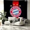 FC Bayern Munchen Custom Name Wall Tapestry Aesthetic Wall Hanging Printed Fabric Blanket Decorative Tapestries for Bedroom Living Room Home Decor