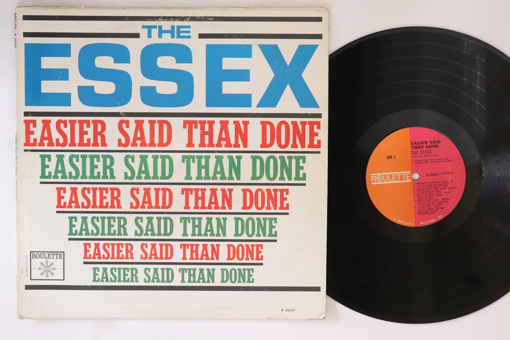 LP Record ESSEX  Easier Said Than Done R25234 ROULETTE 1963 US SoulFunk Used