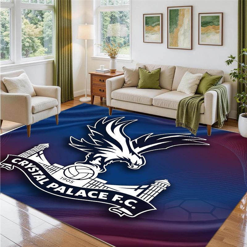 Crystal Palace Design Crystal Velvet Rug Soft Decorative Mat for Bedroom Entrance