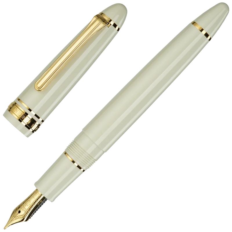 Sailor 1219 PROFIT 14K Gold Torpedo Fountain Pen 1911s Standard Ivory White High-end Gift Calligraphy School Zoom Nib B