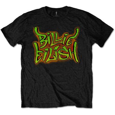 Billie Eilish Kids T-Shirt: Graffiti OFFICIAL NEW