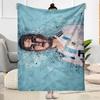 Dynamic Soccer Celebration Blanket Comfortable Perfect for Bedding Sofa Office All-Season Use Modern Best Holiday Gift for Friends Family