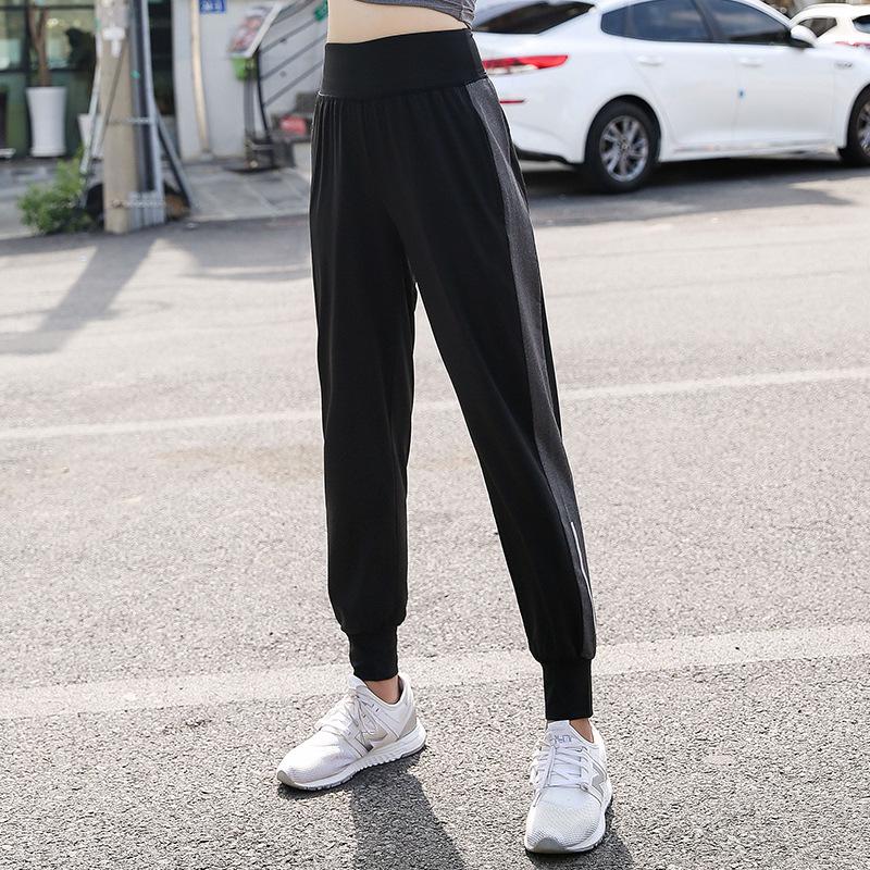 Women's Plus Size Autumn Yoga Pants – Breathable, Slimming, Loose Fit, Tapered Hem for Gym, Running, Sports