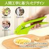 Kasanidika Garlic Press Stainless Steel Dual Function Garlic Crusher with Peeler and Brush Operation For Fine Mincing Garlic Home Kitchen Utensil