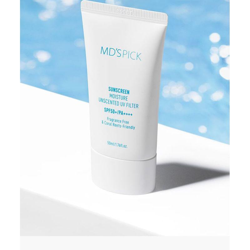 MD'S PICK - Moisture Unscented UV Filter Sunscreen