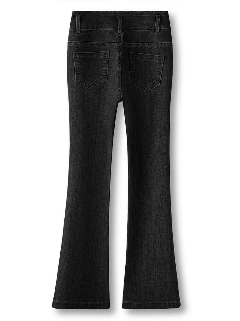 Stylish Women's High-Waist Micro-Flare Jeans, 2026 Spring/Autumn, Slimming & Versatile Body-Hugging Pants