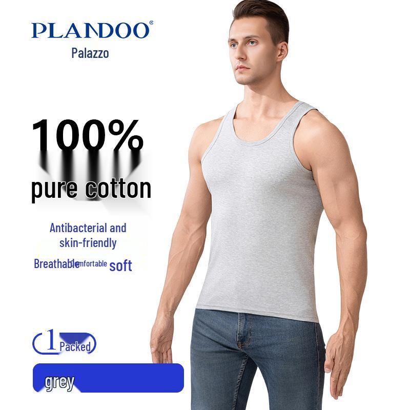 Premium Pure Cotton Men's Casual Tank Top