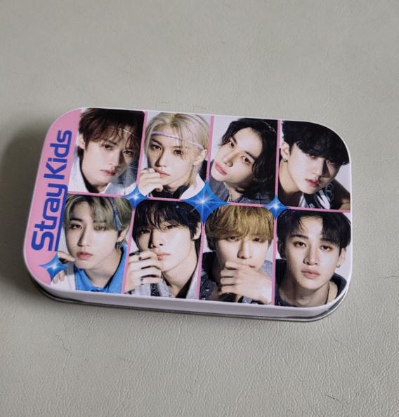 Stray Kids Tin Case Photo Card Package Set K-pop Fan Goods