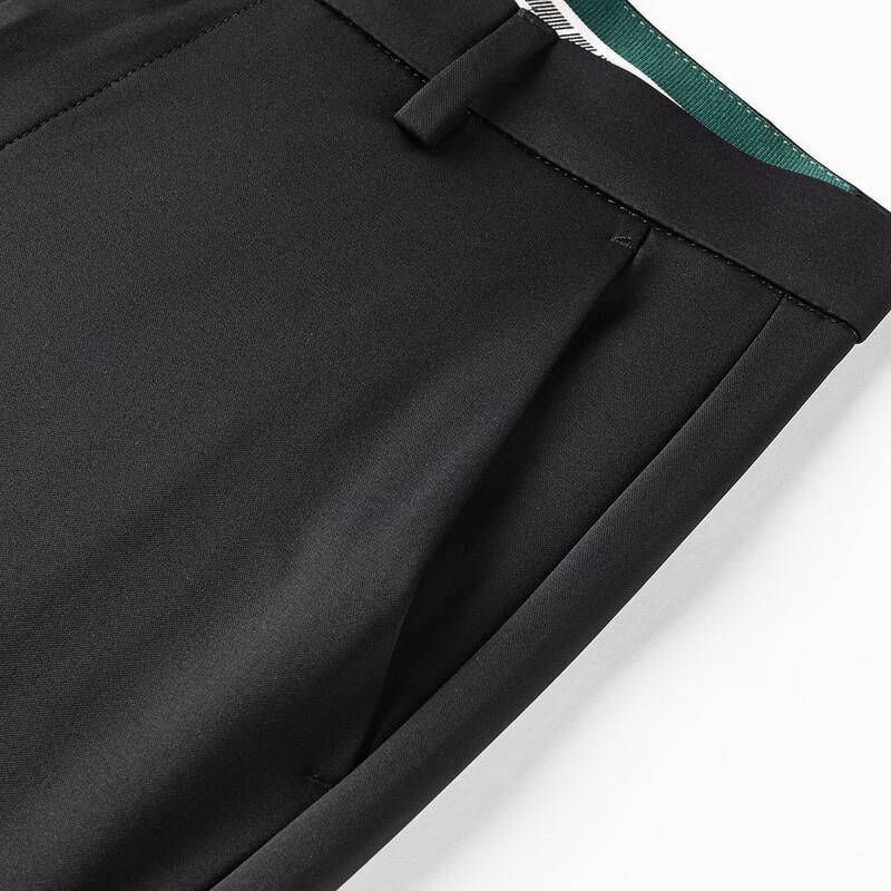 FAPAI Men's Cooling Silk-Blend Business Casual Straight-Leg Pants