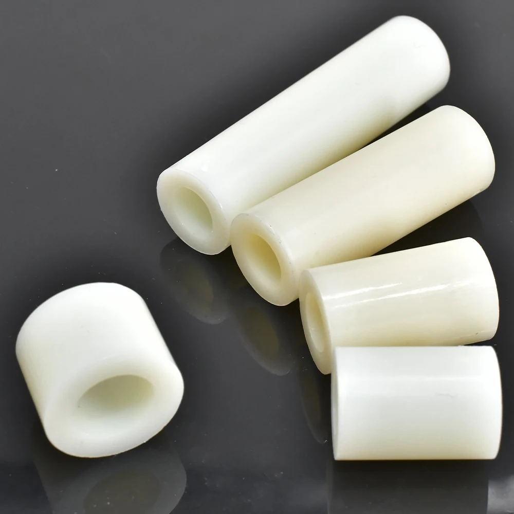 

20-50pcs White/ Black ABS Non-Threaded Spacer M3 M4 M5 M6 M8 M10 M12 Round Hollow Nylon ABS Standoff Washer PCB Board Spacer M12.2 (OD 18)&30mm (20pcs) білий