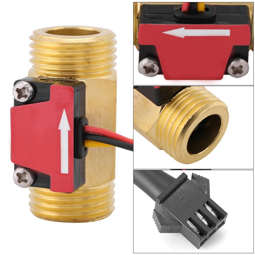 1-25L/min Flowmeter Magnetic Flow Switch Durable Hall Effect Sensor  Industrial