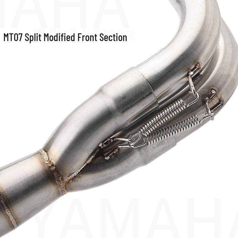 MT07 MT09 FZ07 FZ09 XSR900 Motorcycle Exhaust Pipe for Full/Front Section Modification