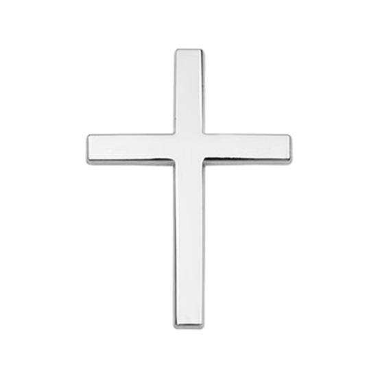 

Christian Car Sticker 3D Badge Self-Adhesive Alloy Emblem Decal for Body Fender Tail Scratch Covering Metal Auto Accessory 1pc серебряный