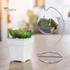 Moderner Minimalistischer Ständer Ornamenthalter für Glaskugeln Spiraldesign mit Stabiler Eisenbasis Gestell Luftpflanzen Terrarium Hexenkugel Hochzeit Zuhause