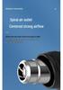2000W Industrial Hot Air Gun with Stepless Temperature Control for Film Baking and Car Color Change