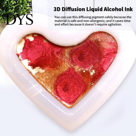 Colorant Dye 10ml Diffusion Pigment DIY 3D Ink Metal Alcohol Liquid for Crafts