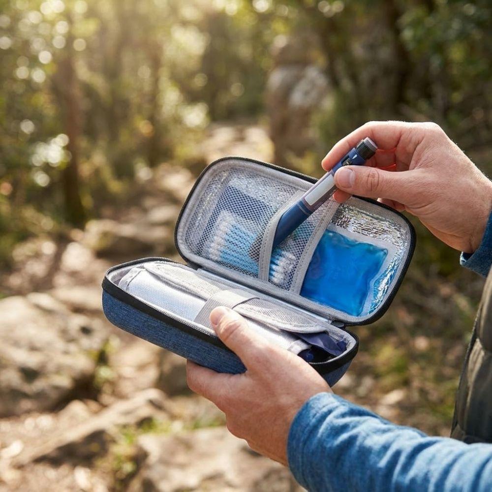 Thermal Insulated Insulin Cooling Bag Portable Travel Cooler Case  Outdoor Camping