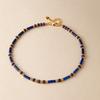 Lapis Lazuli Handmade Beaded Clavicle Necklace Women Luxury Personalized Jewelry