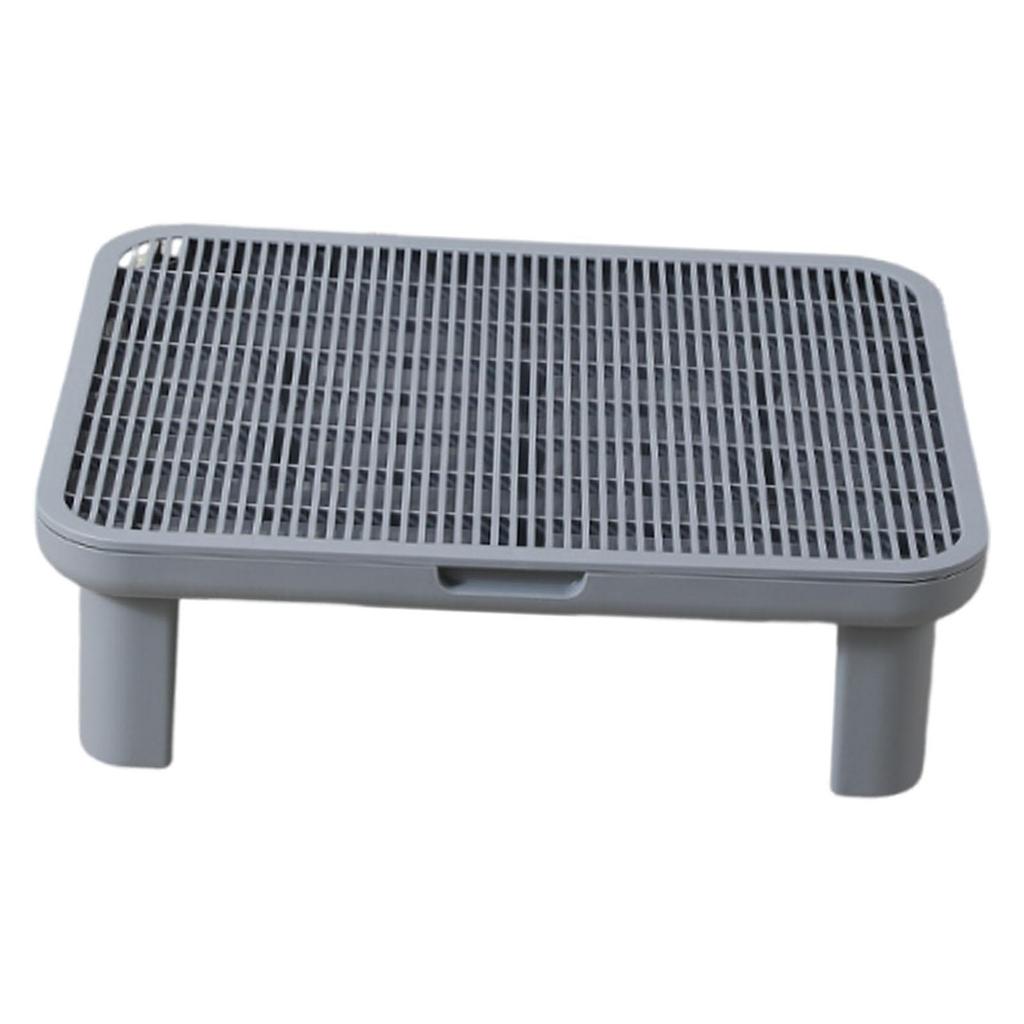 Cat Litter Box Step Easy Assembly Litter Trapper Durable Mat for Double Cat Litter Cabinet