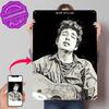 Musician Bob Dylan D Texture Printed Poster Custom Vintage Metal Tin Plate Sign for Wall Art Gaming Room Decoration Cozy House