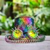 Colorful Sequins Top Caps Adult Stage Shows Goggles Marine Hat for Photography