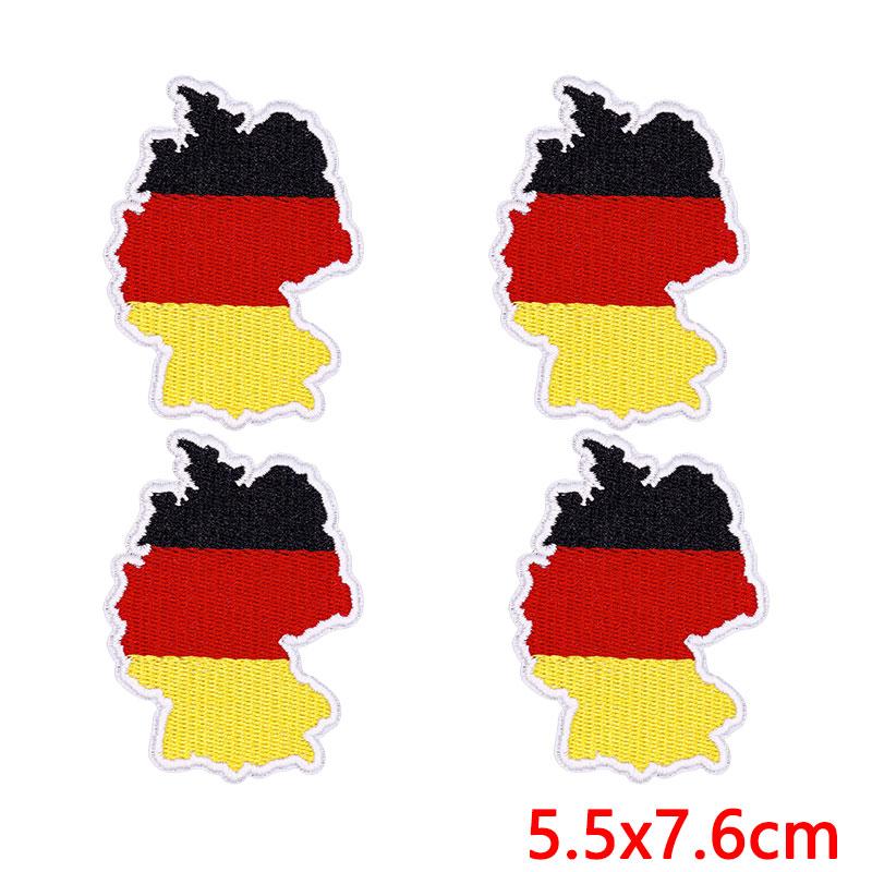 10Pcs USA Independence Day Embroidery Patches, Flag Eagle Bow Iron On Patches for Clothing Backpack Jeans DIY