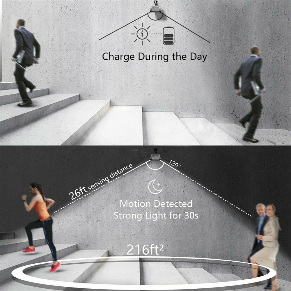 36 LED Outdoor Solar Power Street Wall Lamp 1/2Pcs PIR Motion Sensor Street Light  280 Lumens Garden Lamp Waterproof High Light