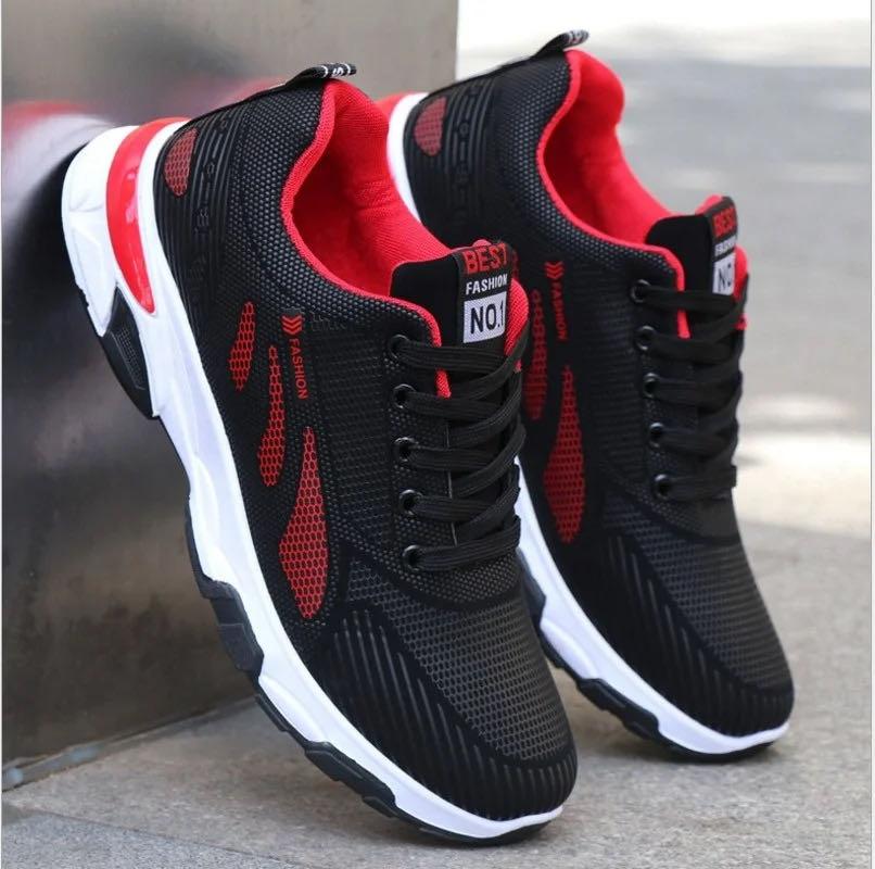 Men shoes Casual Sneakers Outdoor Running Shoes for Men New Non-slip Sport Men's Breathable Trainers Lace Up Walking Shoes