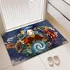 Avatar The Last Airbender Floor Mat Soft Thickened Flannel Door Mat Non-Slip Living Room Rug Home Decor