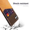 For Samsung Galaxy A07 4G Case PU Leather Cloth Texture Hard PC Phone Cover with Card Holder