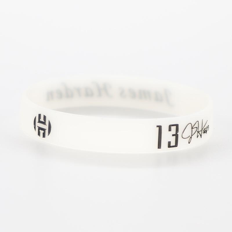 Thickened Luminous NBA Basketball Silicone Wristband: Harden, LeBron, Curry, Irving Edition