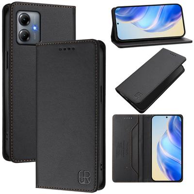 Luxusní pouzdro pro Motorola G54 Power 5G Magnetické kožené vyklápěcí knížkové pouzdro Funda Moto G84 G64 G54 G34 G24 G04 G04S G13 G23 G53 G73 Kryt