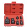 Ideamall Socket Adapter Impact Driver Wrench Compatible Set Black 6-Piece