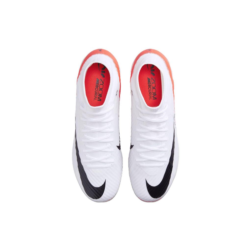 Nike Zoom Mercurial Superfly 9 Academy MG Ready Pack Unisexové kopačky Bílá Jasně karmínová Černá DJ5625-600