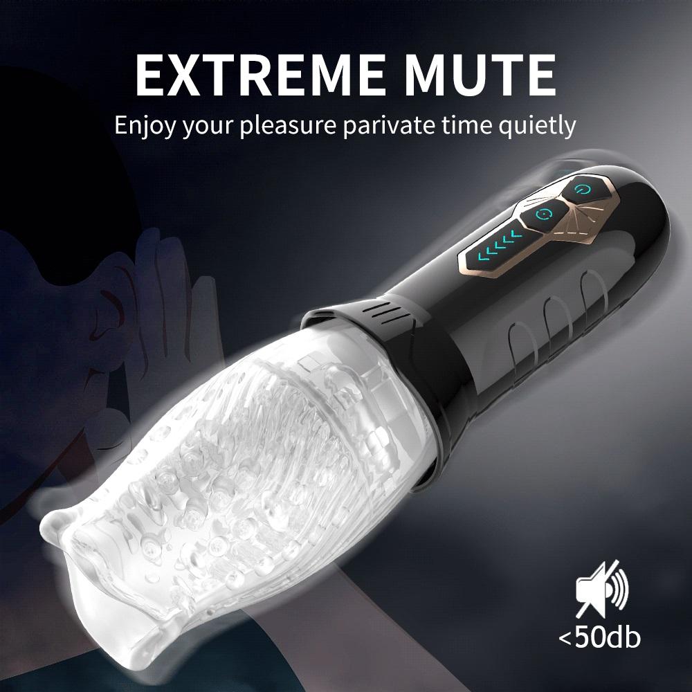 Automatic Rotating Masturbator Cup Glans Trainer Vagina Penis Pump Sleeve Delay Ejaculation Vibrator For Mens Adult Toys Male